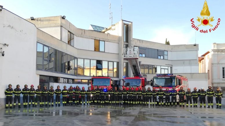 Sassari, i vigili del fuoco ricordano i colleghi uccisi ad Alessandria