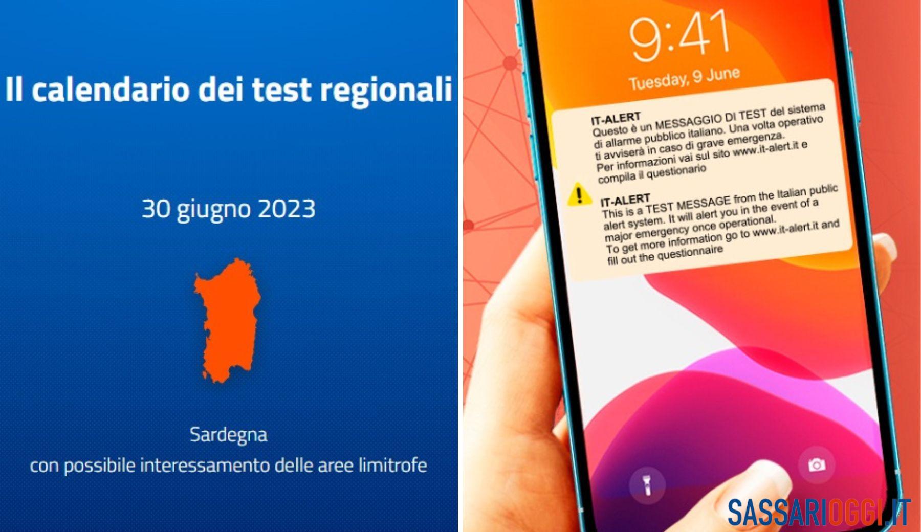 Messaggio d'allarme sui telefonini della Sardegna, arriva il test di  IT-alert