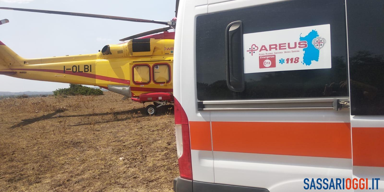 Ambulanza elisoccorso sassari caccia