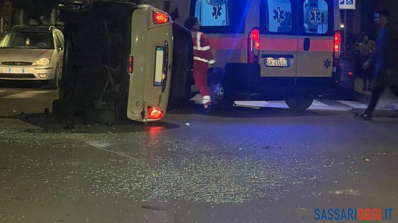 Incidente sassari via oriani