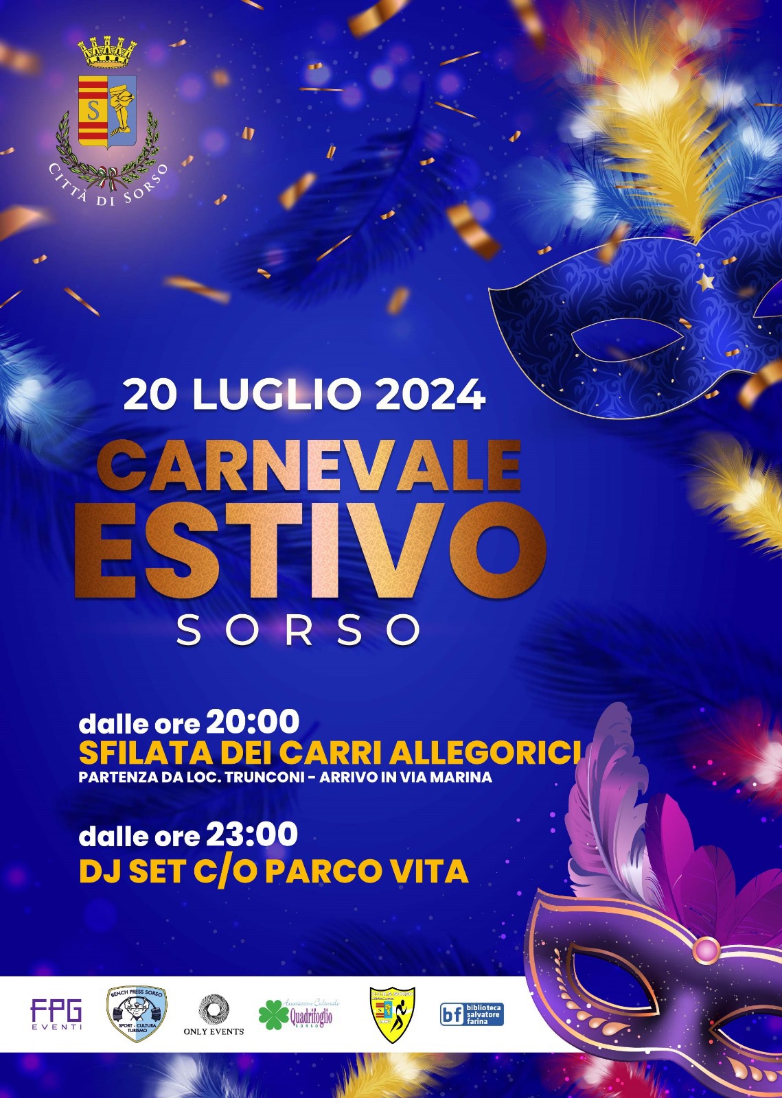 Sorso: aperte le iscrizioni per il Carnevale estivo 2024