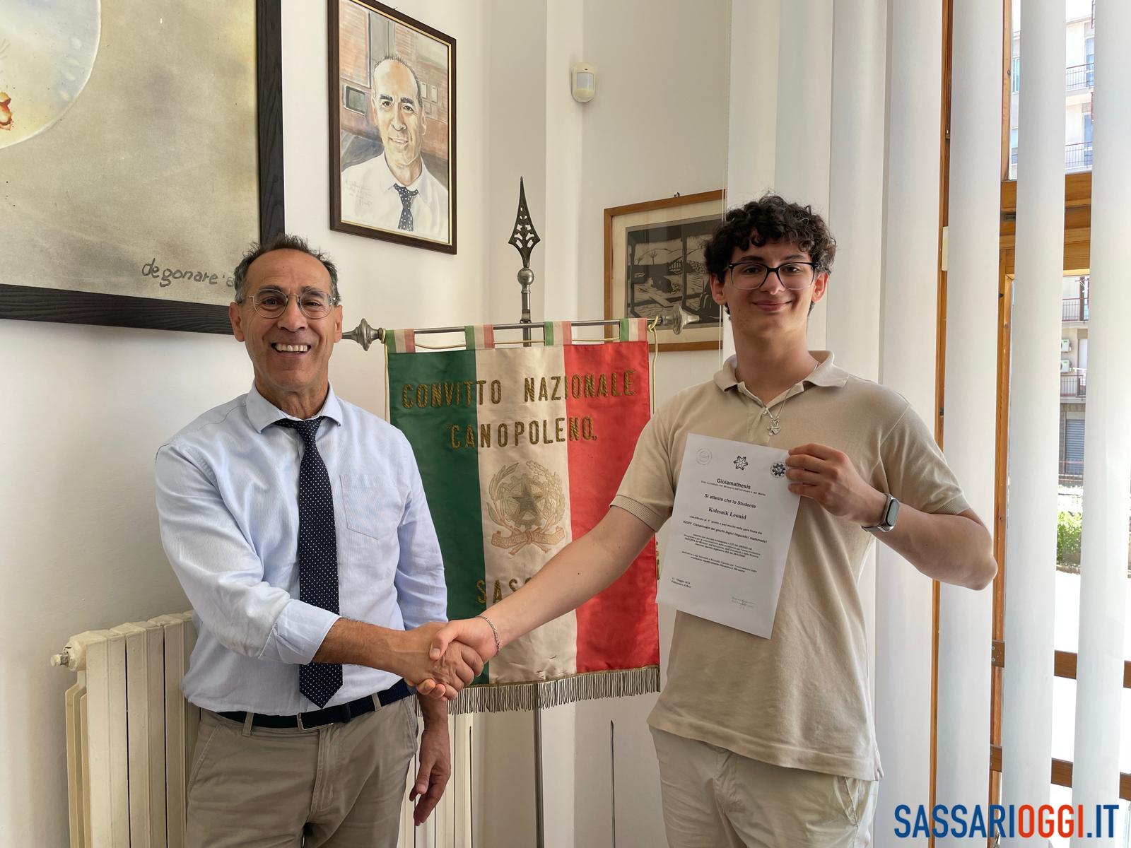 Canopolino de Sassari gana la Olimpiada de Matemáticas