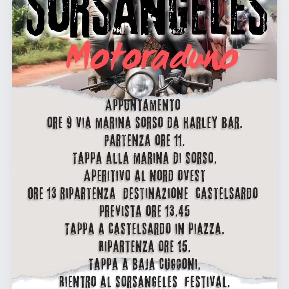 Sorso, giornata di motoraduno per il Sorsangels Festival