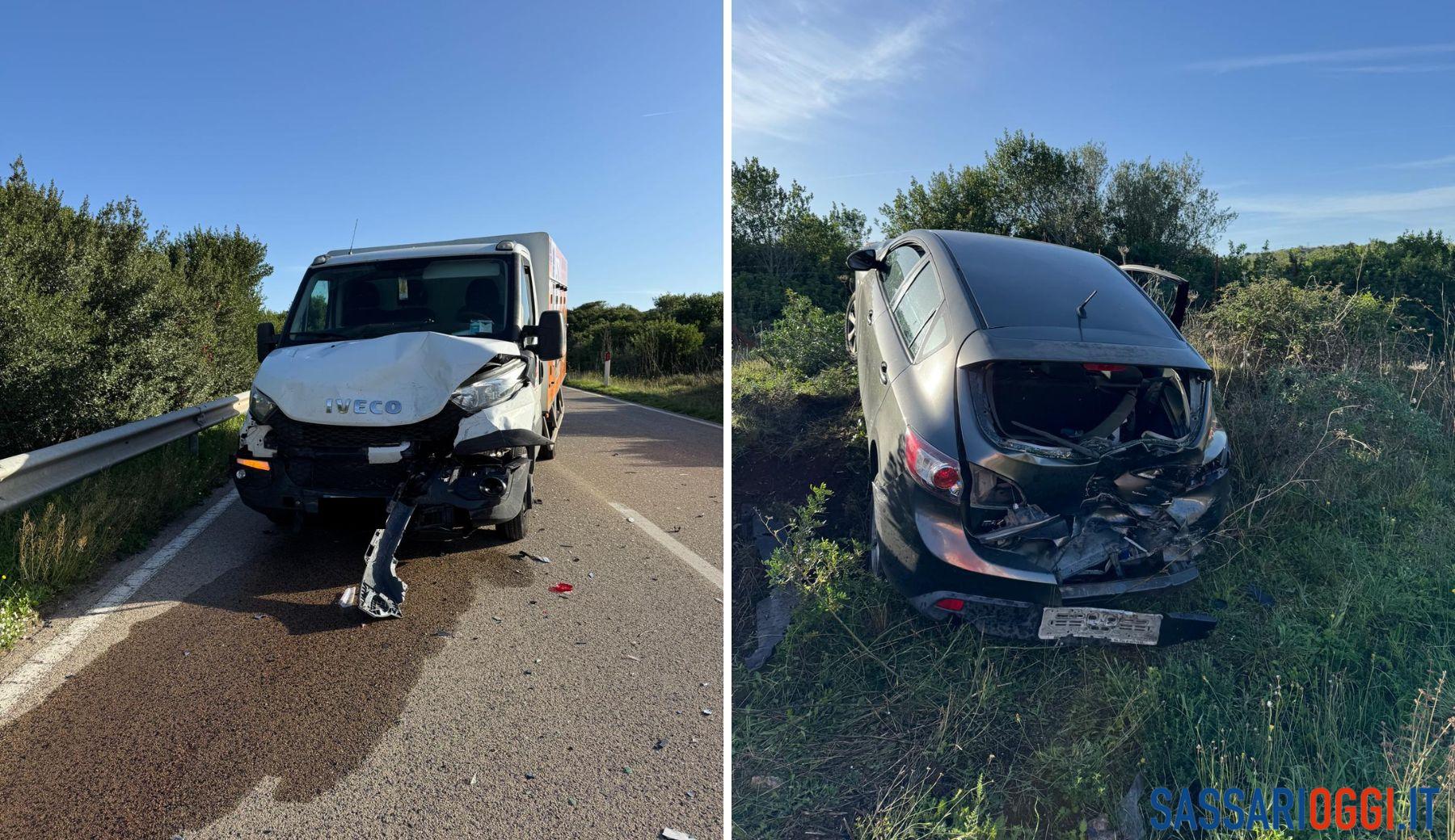 Violento incidente sulla strada Sassari-Osilo, ci sono feriti