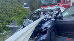 Grave incidente sulla strada per Sassari, un ferito grave