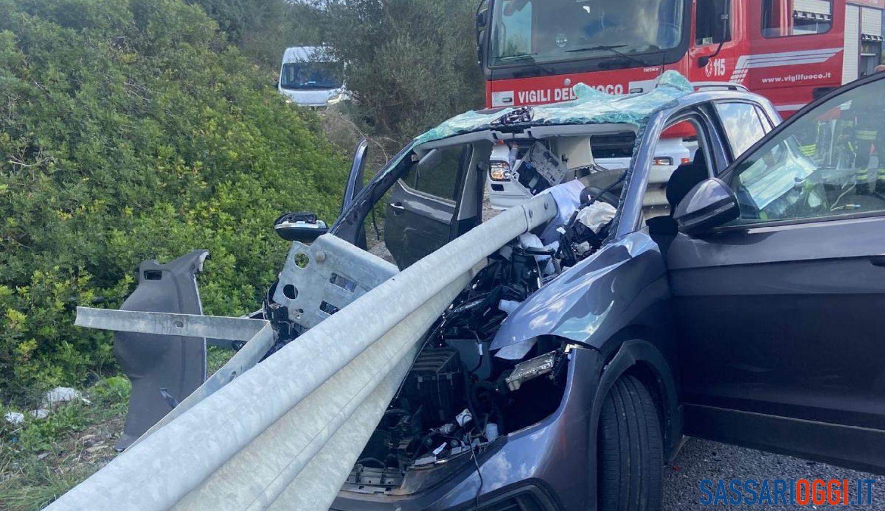 Grave incidente sulla strada per Sassari, un ferito grave