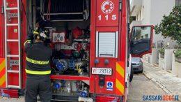 Incendio in un'abitazione di Alghero, scatta l'allarme