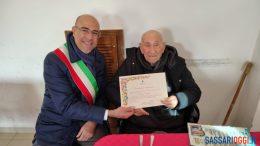 Grande festa a Ozieri per i 101 anni di Francesco Comida