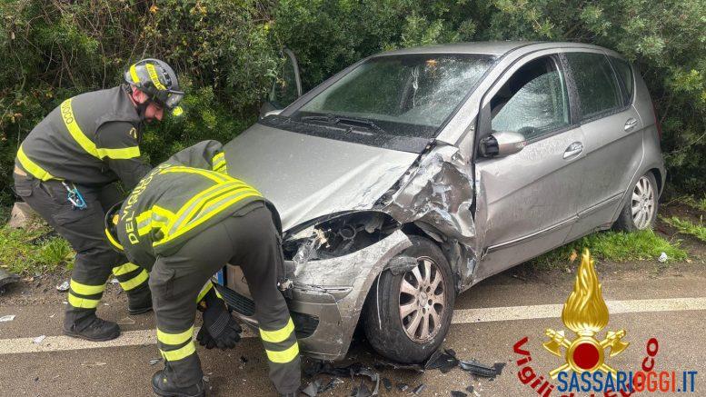 Brutto incidente nel viale di Sassari, ci sono feriti