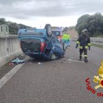 Violento incidente sulla strada per Porto Torres, un ferito