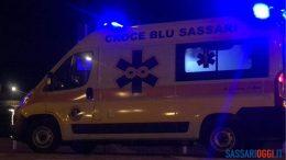 Croce Blu Sassari notte