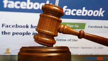 facebook sassari offese sentenza