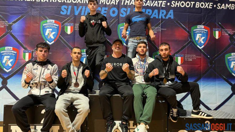 Tarantini Club di Sassari conquista l'oro ai campionati italiani di Mma