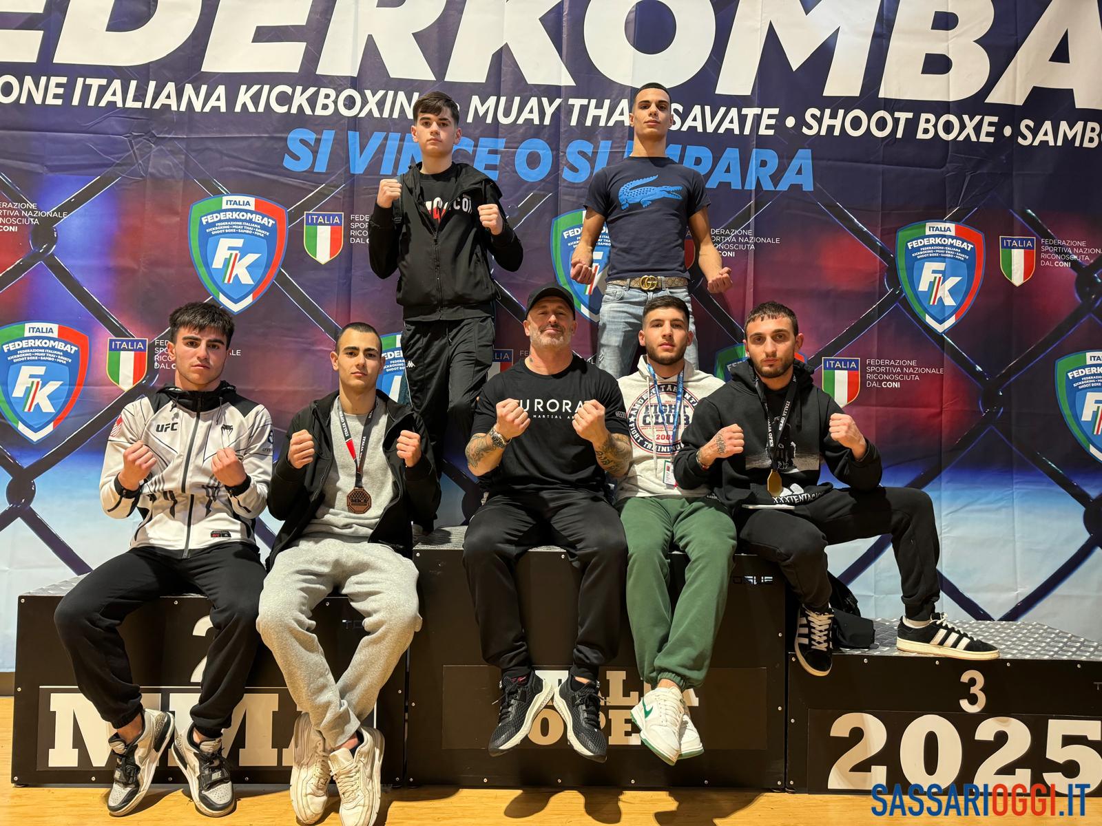 Tarantini Club di Sassari conquista l'oro ai campionati italiani di Mma